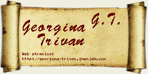 Georgina Trivan vizit kartica